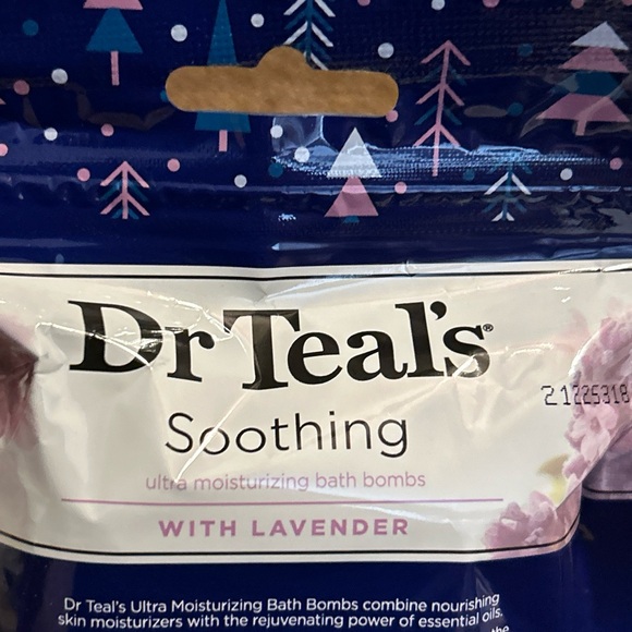 Dr Teal's Soothing Ultra Moisturizing Bath Bombs with Lavender 4ct relax - Picture 6 of 8